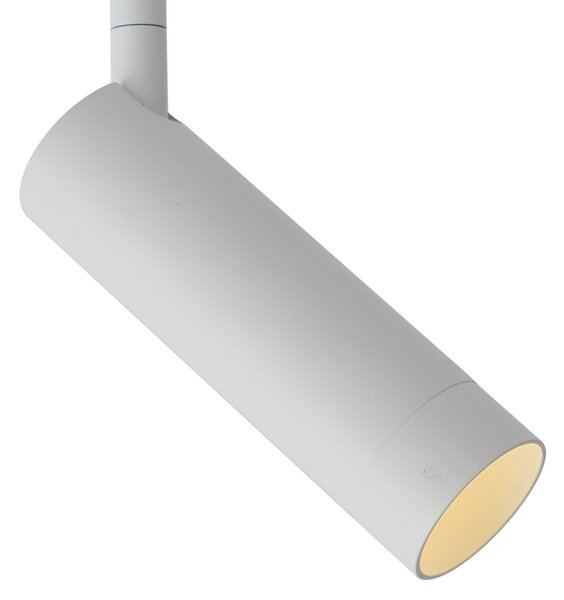Modern fehér spotlámpa 1 fázisú sínrendszerhez GU10 35mm - Slimline Uzzy