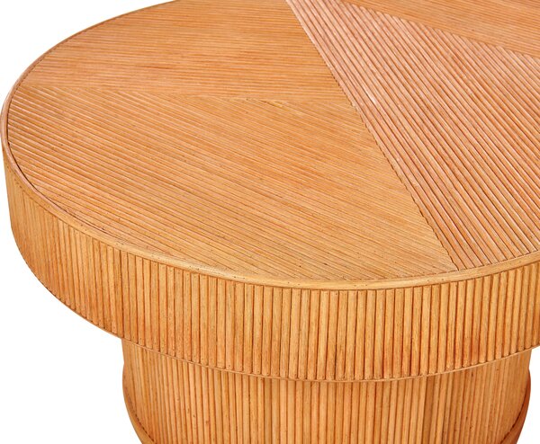 Kerti dohányzóasztal AIROLE 150 cm 70 cm Rattan Barna