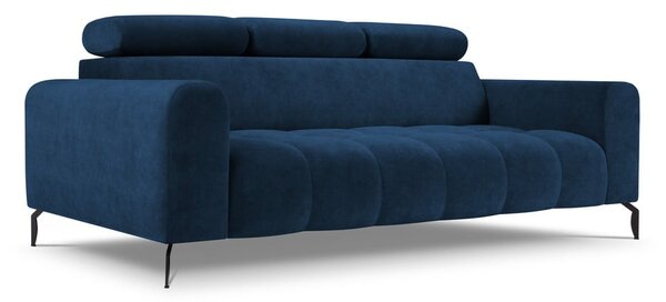 Nico kék fekvő kanapé bársonyhuzattal - Milo Casa