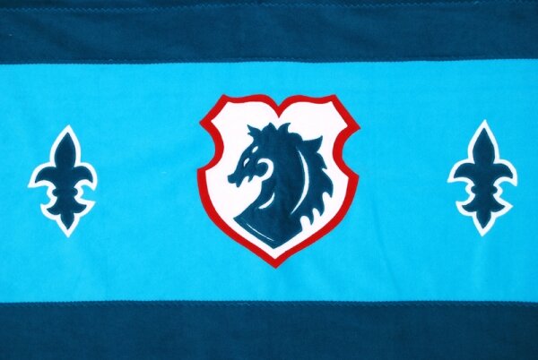 Lovag falvédő (türkiz)