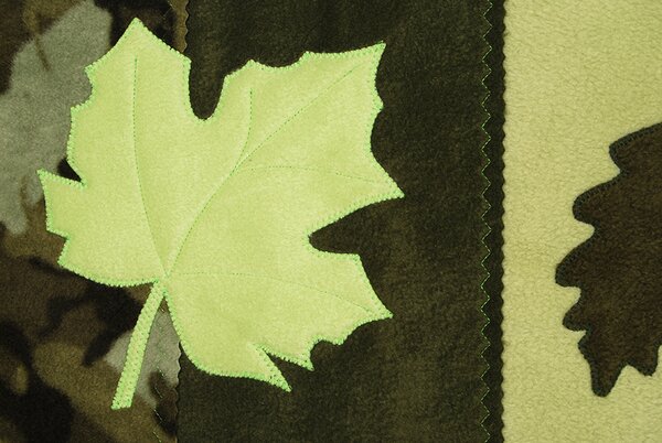 Terepmintás, zöld leveles erdei falvédő