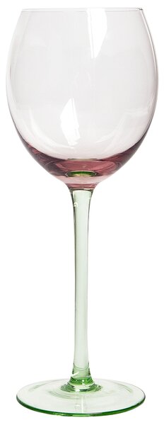 Négydarabos borospohár szett DIOPSIDE 360 ml Rózsaszín