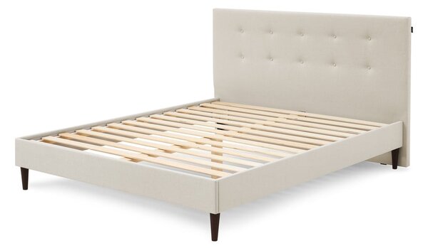 Rory Dark bézs kétszemélyes ágy, 180 x 200 cm - Bobochic Paris