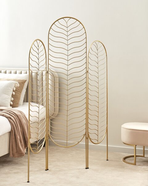 3 paneles térelválasztó PESCIA Arany 120 cm 160 cm