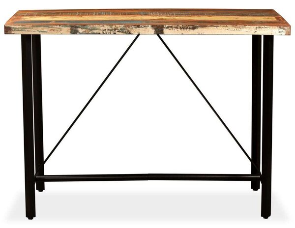 Újrahasznosított Fa Bárasztal - Ipari Stílus - 150x70x107 cm