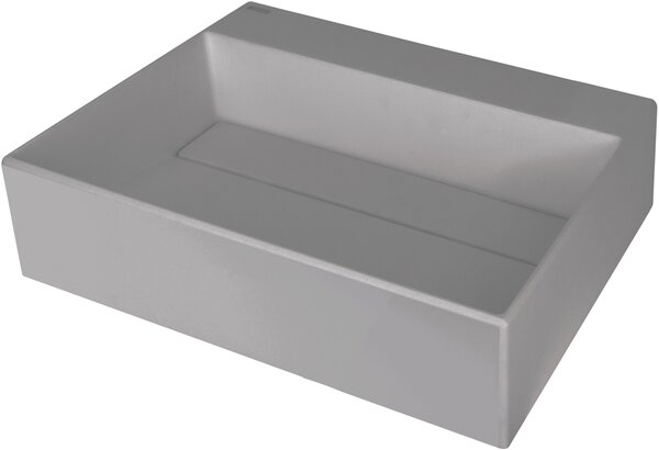 Deante Correo, gránit munkalap mosdó 500x400x130 mm, szürke, DEA-CQR_SU5M