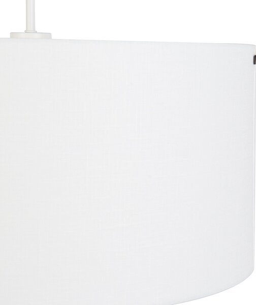 Modern lógólámpa fehér fehér árnyékolóval 50 cm - Combi 1