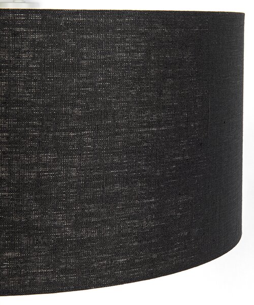 Modern függőlámpa fehér fekete árnyékolóval 50 cm - Combi 1