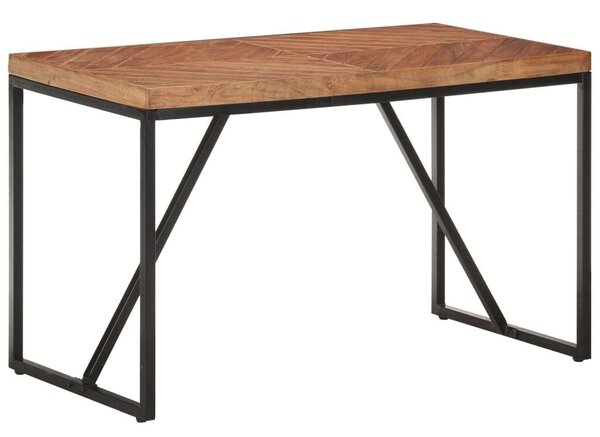 Tömör akác és mangófa étkezőasztal 120 x 60 x 76 cm