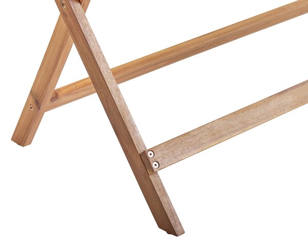 Kerti asztal PROSSEDI 120 cm 60 cm Akácfa Barna