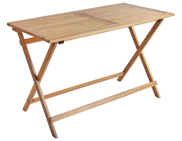 Kerti asztal PROSSEDI 120 cm 60 cm Akácfa Barna
