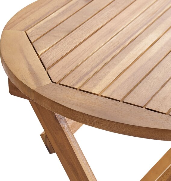 Bisztró asztal PROSSEDI 60 cm 60 cm Akácfa Barna
