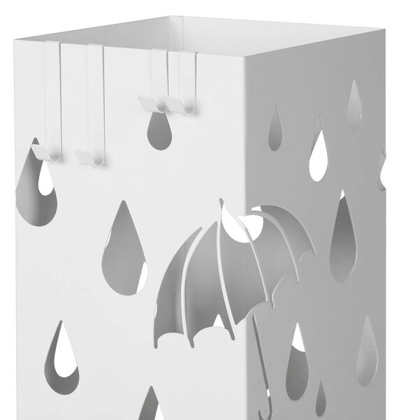UMBRELLA fém esernyőtartó, 15,5x15,5x49cm, fehér SongmicsHome
