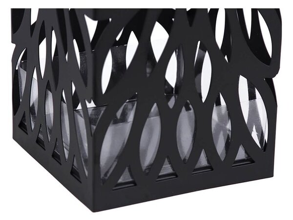 FLORE fém esernyőtartó, 15,5x15,5x49cm, fekete SongmicsHome