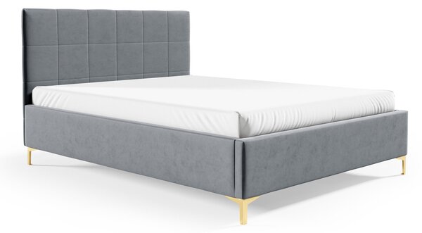 PK 36 ágy 120x200 cm - arany lábak Szürke