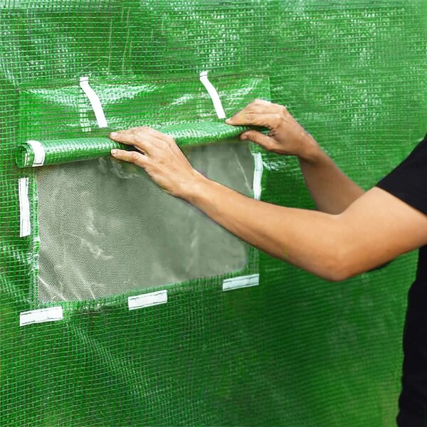 Springos kerti Fóliasátor 4,5x2x2m 140g/m², UV4 szűrővel - Zöld
