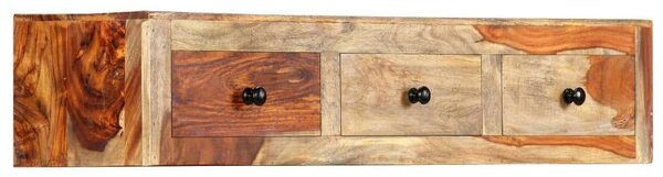 VidaXL tömör kelet-indiai rózsafa fali tálalóasztal 100 x 25 x 20 cm