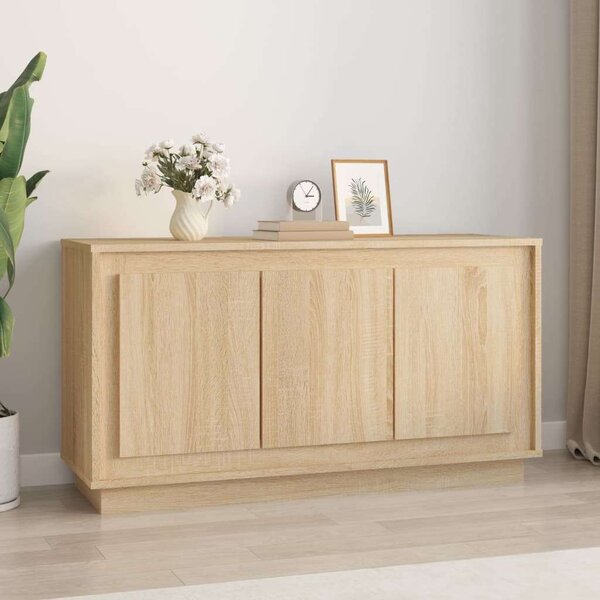 VidaXL sonoma tölgy színű szerelt fa tálalóasztal 102x35x55 cm