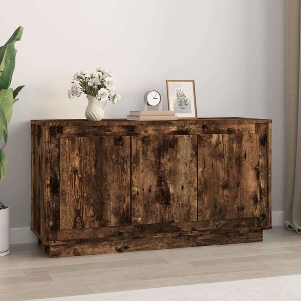 VidaXL füstös tölgy színű szerelt fa tálalószekrény 102x35x55 cm