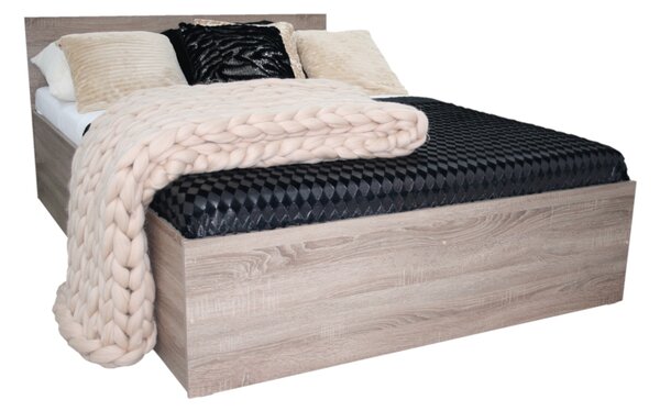 EBONY ágy + matrac + ágyrács AJÁNDÉK, 90x200, trufla