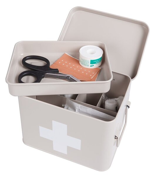 MEDIC gyógyszeres doboz, bézs