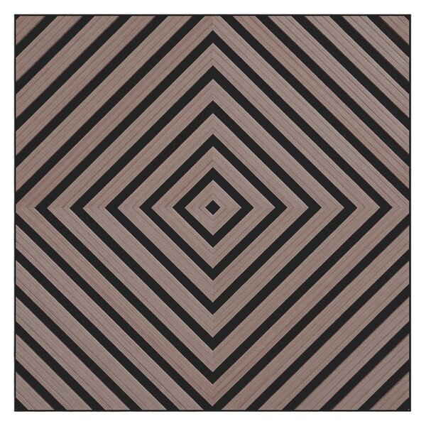 Akusztikus falpanel Deco XI olajos tölgy hatású 60x60x1,8 cm