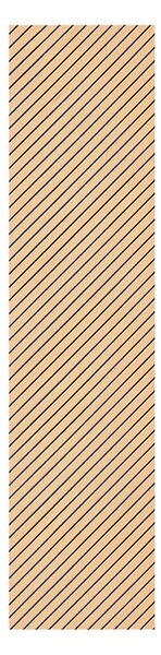 Akusztikus falpanel Deco I bambusz hatású 260x60x1,8 cm