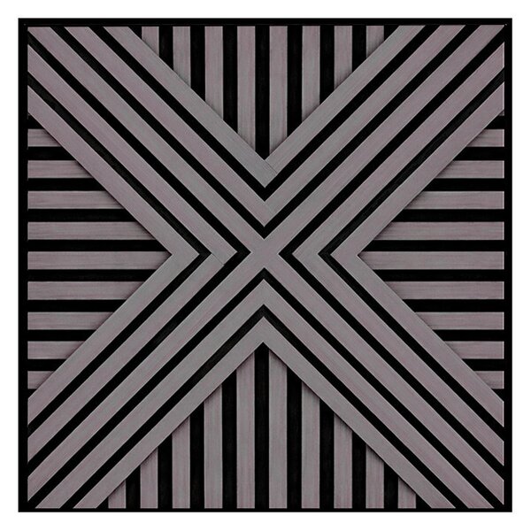 Akusztikus falpanel Deco VII olajos tölgy hatású 60x60x1,8 cm