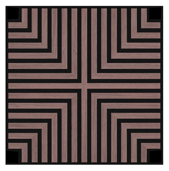 Akusztikus falpanel Deco V olajos tölgy hatású 60x60x1,8 cm
