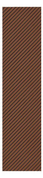 Akusztikus falpanel Deco I dió hatású 260x60x1,8 cm