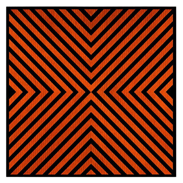 Akusztikus falpanel Deco IV dió hatású 60x60x1,8 cm