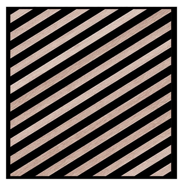 Akusztikus falpanel Deco III olajos tölgy hatású 60x60x1,8 cm