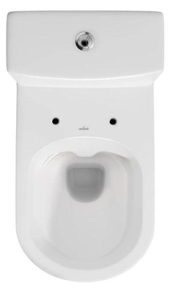 Cersanit CITY - WC kombi + antibakteriális ülőke lassan záródó funkcióval, vízszintes hulladék, vízellátás alulról, K35-038
