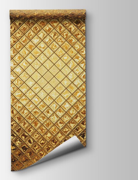 Fotótapéta Fénylő fémes geometriai minta, 3D fotótapéta, Népszerű fotótapéta, u23326 - Tapeko.hu
