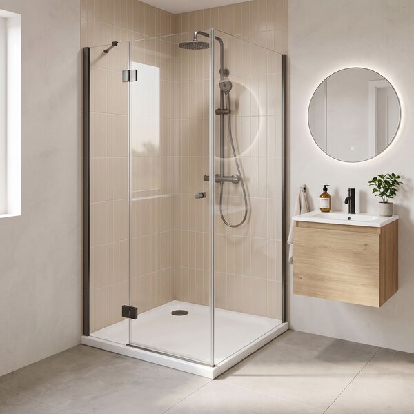 Zuhanytálca Rea Belmond White 80x80 Titan