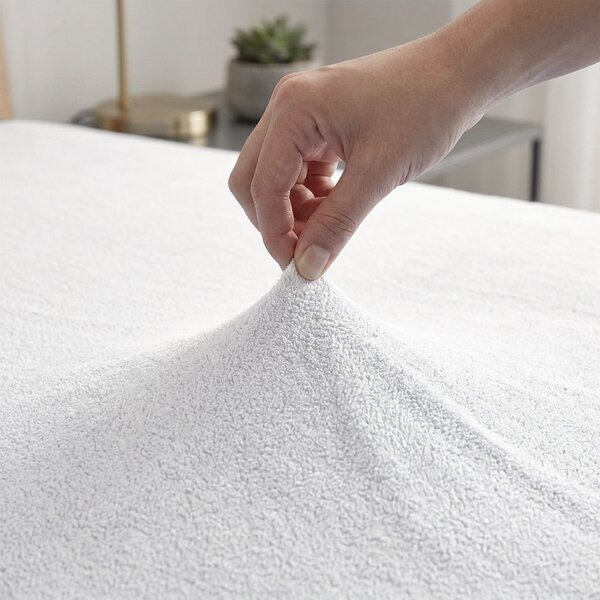 4Home DELUXE frottír lepedő fehér, 90–100 x 200 cm, 90–100 x 200 cm