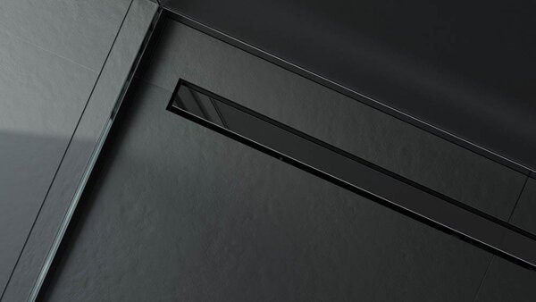 Ambro D'oro lineáris lefolyó FEKETE FÉNYES borítással 700mm