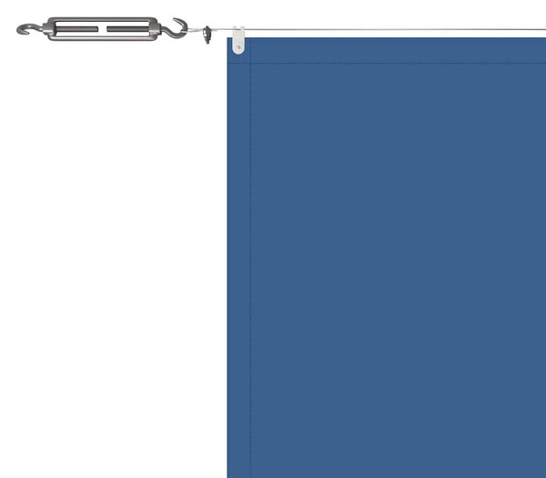 Kék oxford-szövet függőleges napellenző 60x800 cm