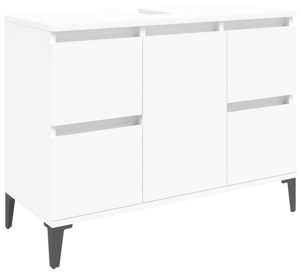 Modern Fehér Fürdőszoba Szekrény - 80x33x60 cm