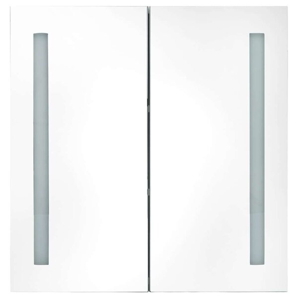 VidaXL LED Tükör Szekrény - 62x14x62 cm