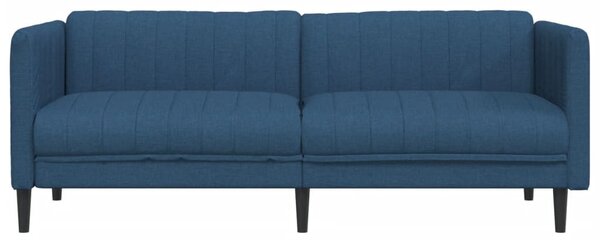 3 személyes kék szövet kanapé
