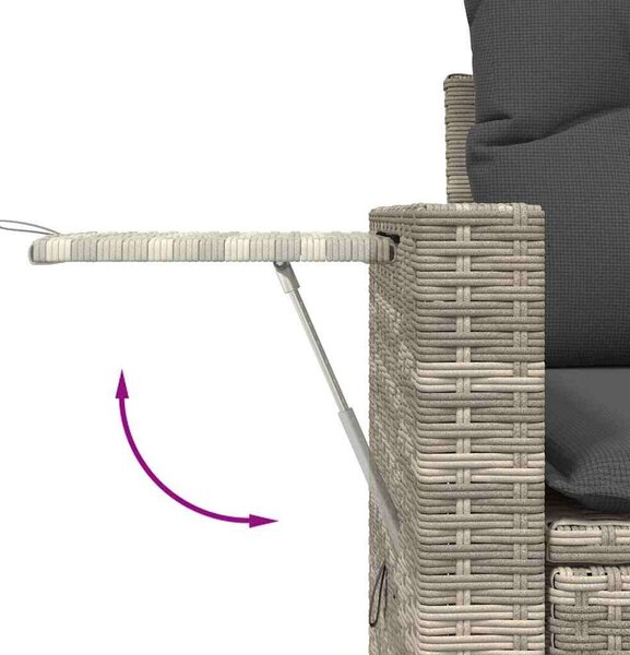 VidaXL Polyrattan Kerti Ülőgarnitúra - 7 részes