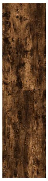Füstös tölgy színű szerelt fa ruhásszekrény 80 x 50 x 200 cm