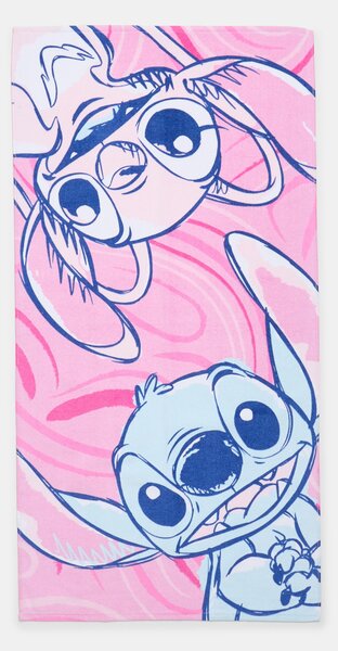Sinsay - Törölköző Lilo & Stitch - pasztellpink