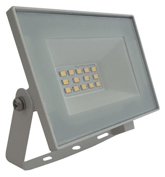 V-TAC FN-széria mini LED reflektor 10W természetes fehér, fehér házzal - SKU 23971