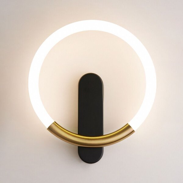 FALI LÁMPA LED LHJ068-W C BRUSH GOLD/BLACK