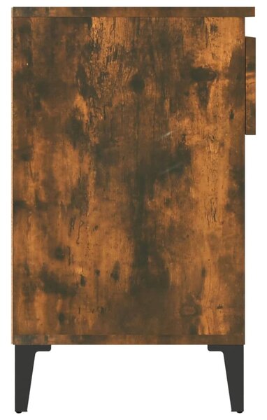 Füstös tölgy színű szerelt fa cipősszekrény 102 x 36 x 60 cm