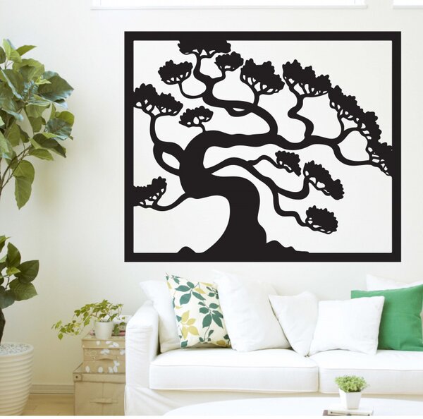 Fából készült kép a falon egy bonsai fa fa rétegelt lemez DRAZSKA