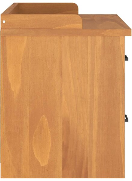 SANDNES tömör fenyőfa előszobapad 87x40x50 cm
