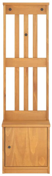 SANDNES tömör fenyőfa előszobafa 45x40x159,5 cm